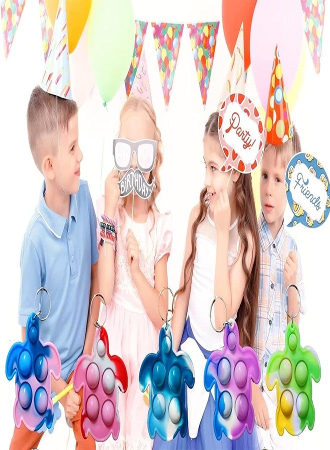 مجموعة رواكوا المكونة من 100 قطعة من ألعاب التململ الصغيرة على شكل سلحفاة، هدايا حسية للأطفال ذوي الاحتياجات الخاصة من التوحد، مناسبة للعائلة والكبار والصغار - Image 5